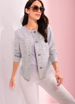 Damen Mona Übergangsjacken<Jacke mit durchgehender Knopfleiste