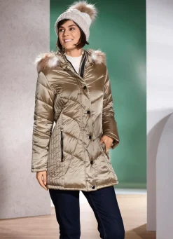 Damen Mona Winterjacken<Jacke mit figurschmeichelnder Längssteppung seitlich