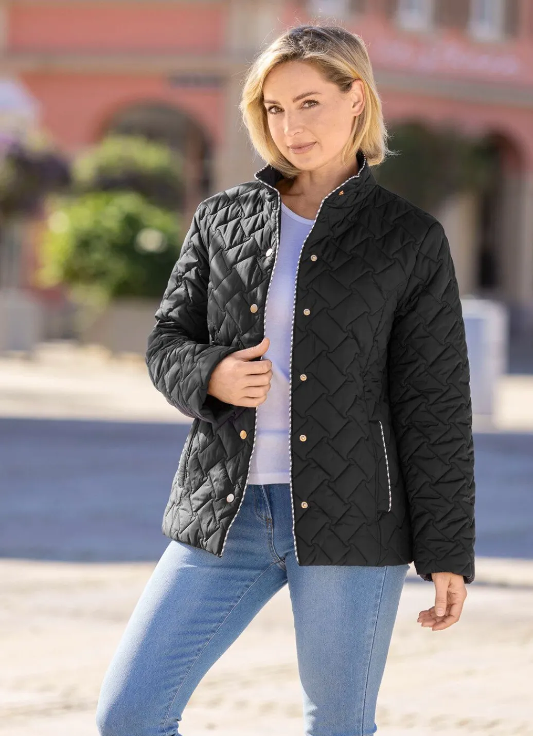 Damen Mona Übergangsjacken<Jacke mit interessantem Stepp