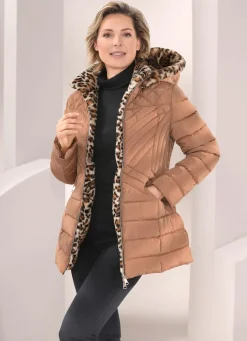 Damen Mona Winterjacken<Jacke mit Kunstpelz-Innenausstattung in der Kapuze