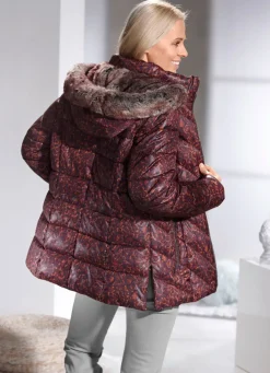 Damen Mona Winterjacken<Jacke mit Kunstpelz-Innenausstattung in der Kapuze