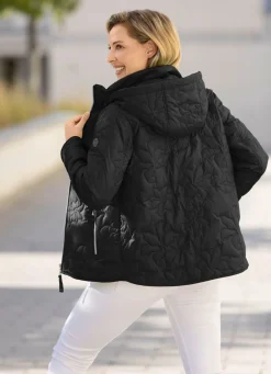 Damen Mona Übergangsjacken<Jacke mit lasergesteppten Blütenmotiven