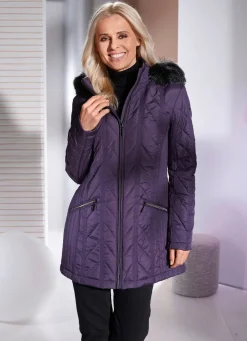 Damen Mona Winterjacken<Jacke mit Längssteppung seitlich