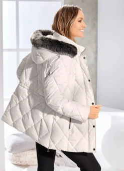 Damen Mona Winterjacken<Jacke mit Reißverschluss an den Seitenschlitzen