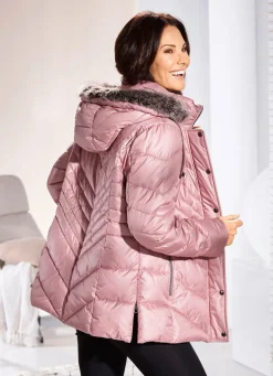 Damen Mona Winterjacken<Jacke mit Reißverschluss an den Seitenschlitzen