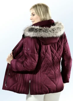 Damen Mona Winterjacken<Jacke mit Reißverschluss unter der Druckerleiste