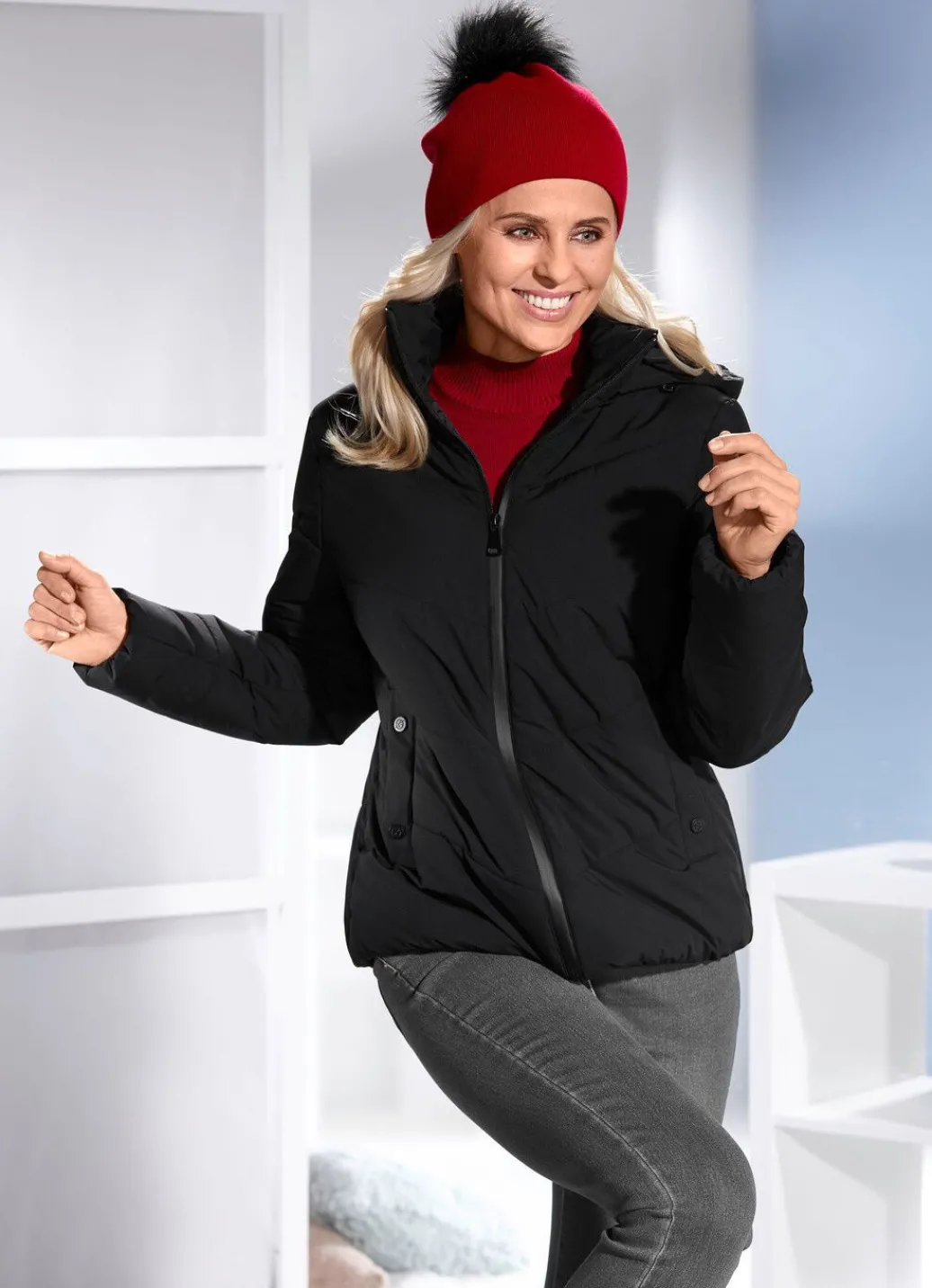 Damen Mona Winterjacken<Jacke mit Reißverschlussleiste