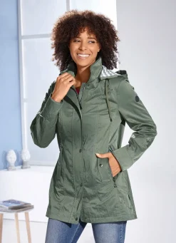 Damen Mona Übergangsjacken|Funktionsjacken<Jacke mit Schub- und Reißverschlusstaschen