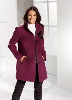 Damen Mona Wolljacken<Jacke mit Schubtaschen