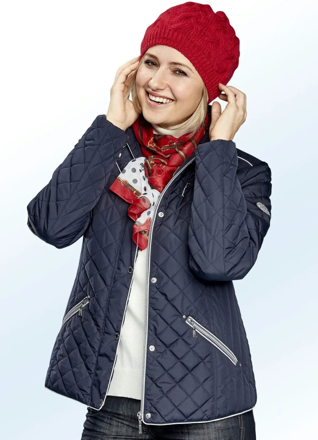 Damen Mona Übergangsjacken<Jacke mit Steh-Umlegekragen
