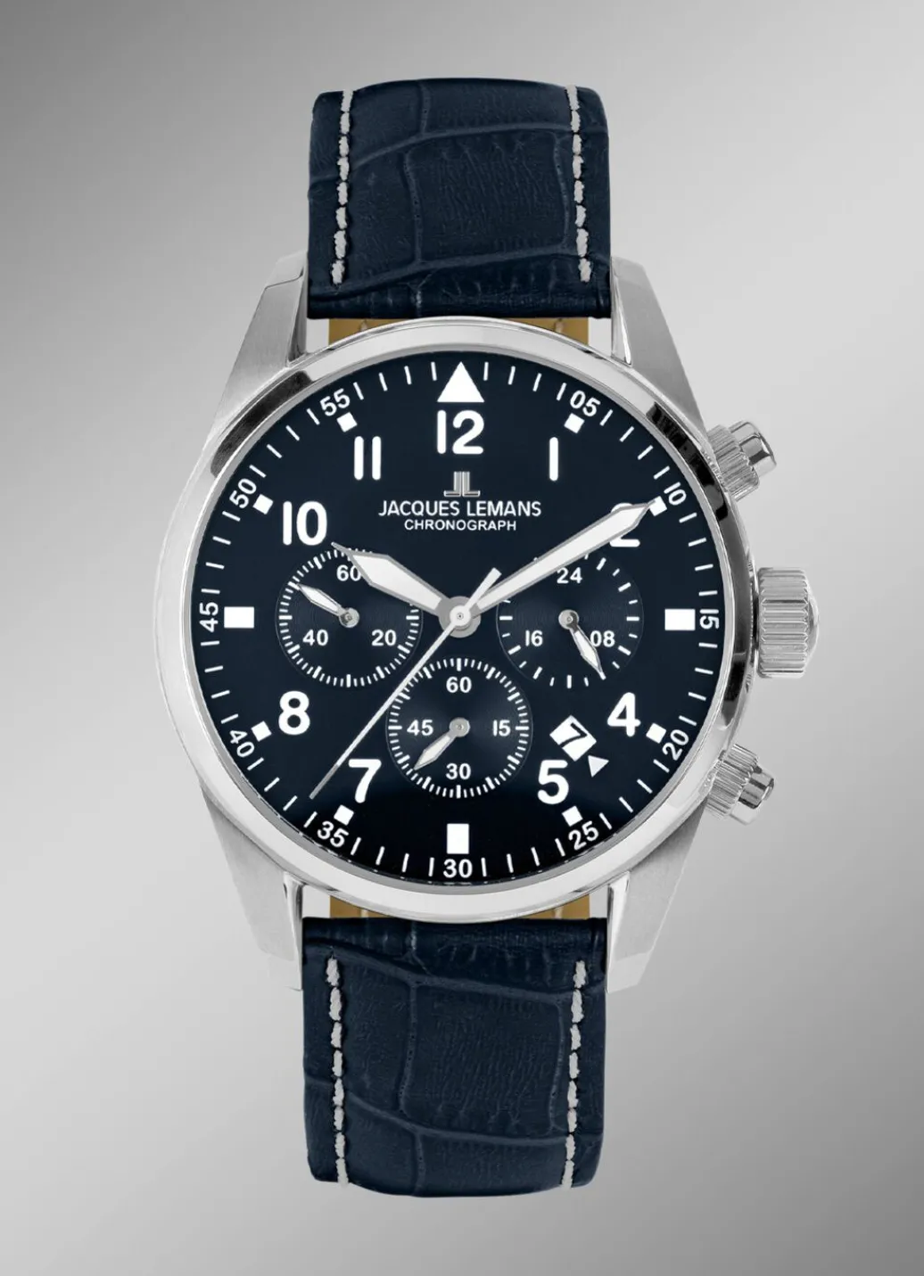 Jacques Lemans 42-2B Herrenuhr Herren Quarzuhren|Chronographen