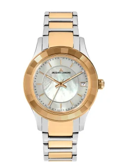 Clearance Jacques Lemans Quartz-Damenuhr - Eleganz in Bicolor Damen Quarzuhren