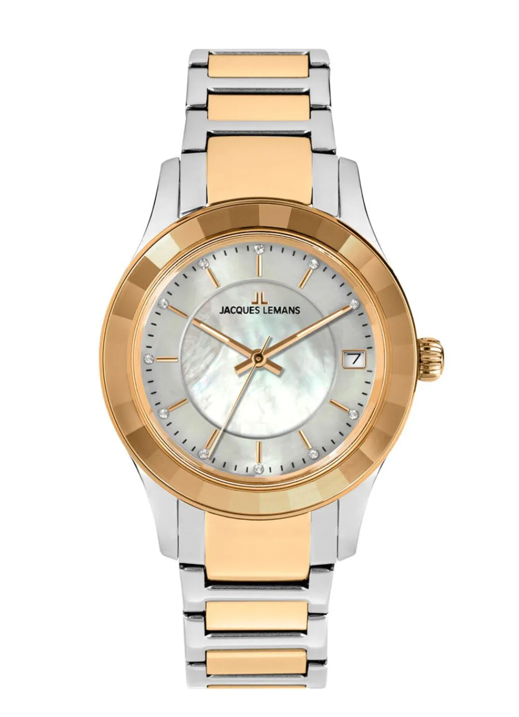 Clearance Jacques Lemans Quartz-Damenuhr - Eleganz in Bicolor Damen Quarzuhren