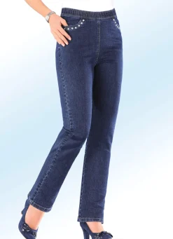 Damen Mona Schlupfhosen|Lange Hosen<Jeans in komfortabler Schlupfform