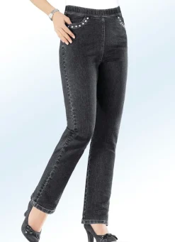 Damen Mona Schlupfhosen|Lange Hosen<Jeans in komfortabler Schlupfform