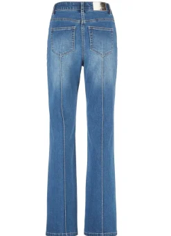 Damen Mona Lange Hosen|Jeans<Jeans mit abgesteppten Biesen
