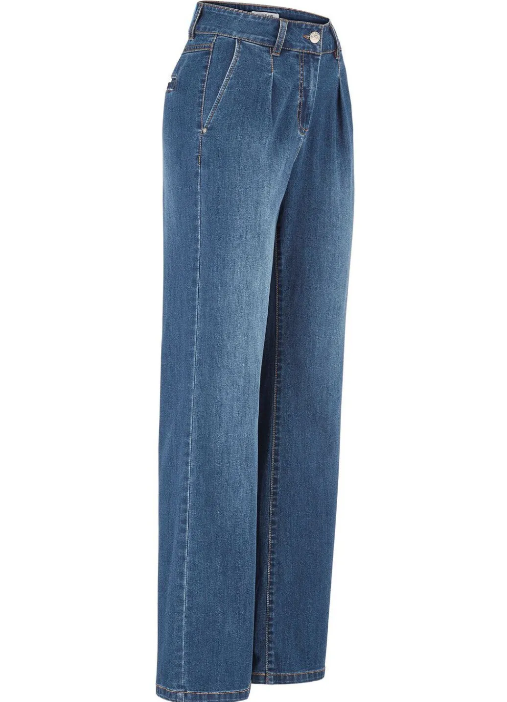 Damen Mona Lange Hosen|Jeans<Jeans mit Bundfalten
