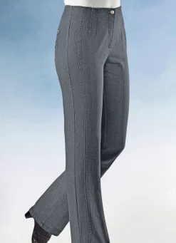 Damen Mona Lange Hosen|Jeans<Jeans mit figurgünstiger Teilungsnaht
