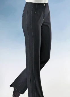 Damen Mona Lange Hosen|Jeans<Jeans mit figurgünstiger Teilungsnaht