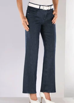 Damen Mona Lange Hosen<Jeans mit modisch weiterem Beinverlauf