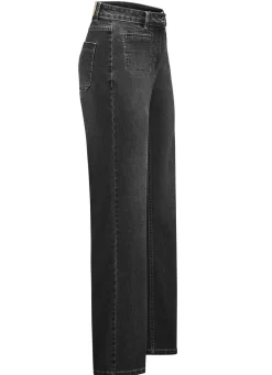 Damen Mona Lange Hosen|Jeans<Jeans mit modischen Vordertaschen
