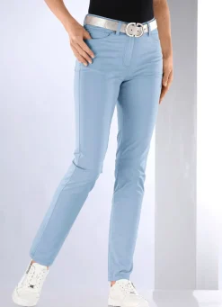 Damen Mona Lange Hosen|Jeans<Jeans mit Push-up-Effekt