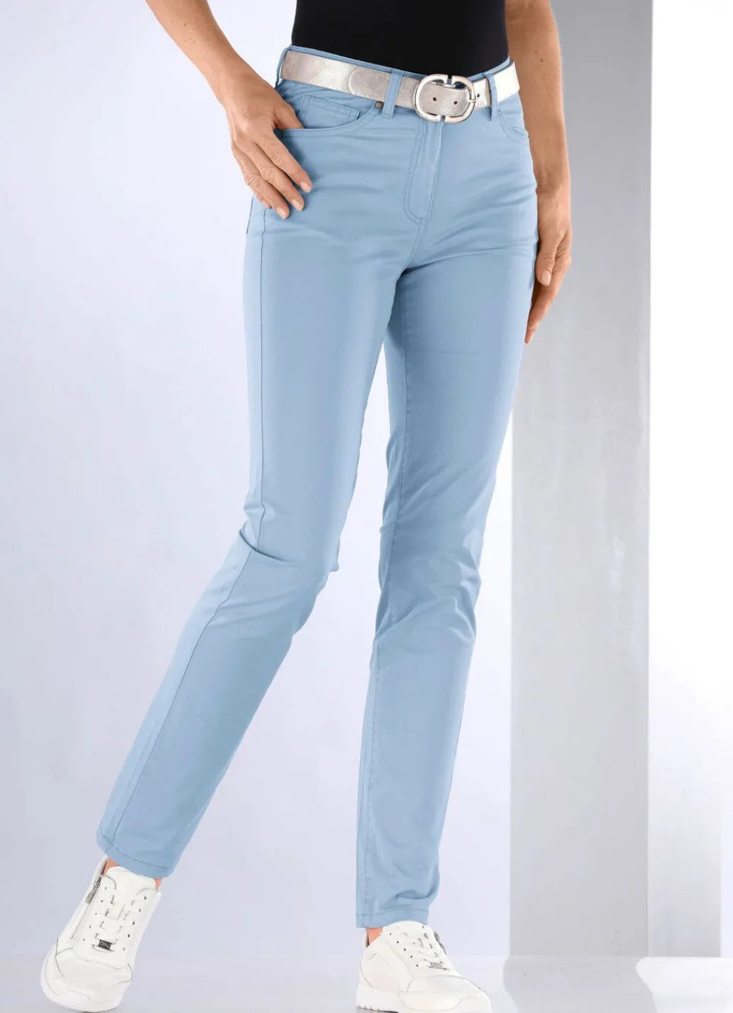 Damen Mona Lange Hosen|Jeans<Jeans mit Push-up-Effekt