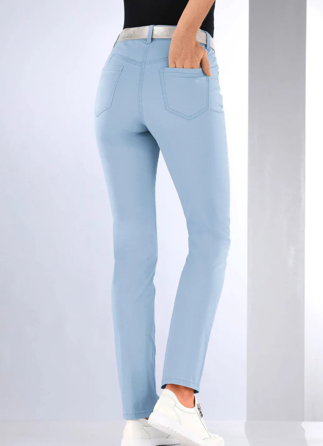 Damen Mona Lange Hosen|Jeans<Jeans mit Push-up-Effekt