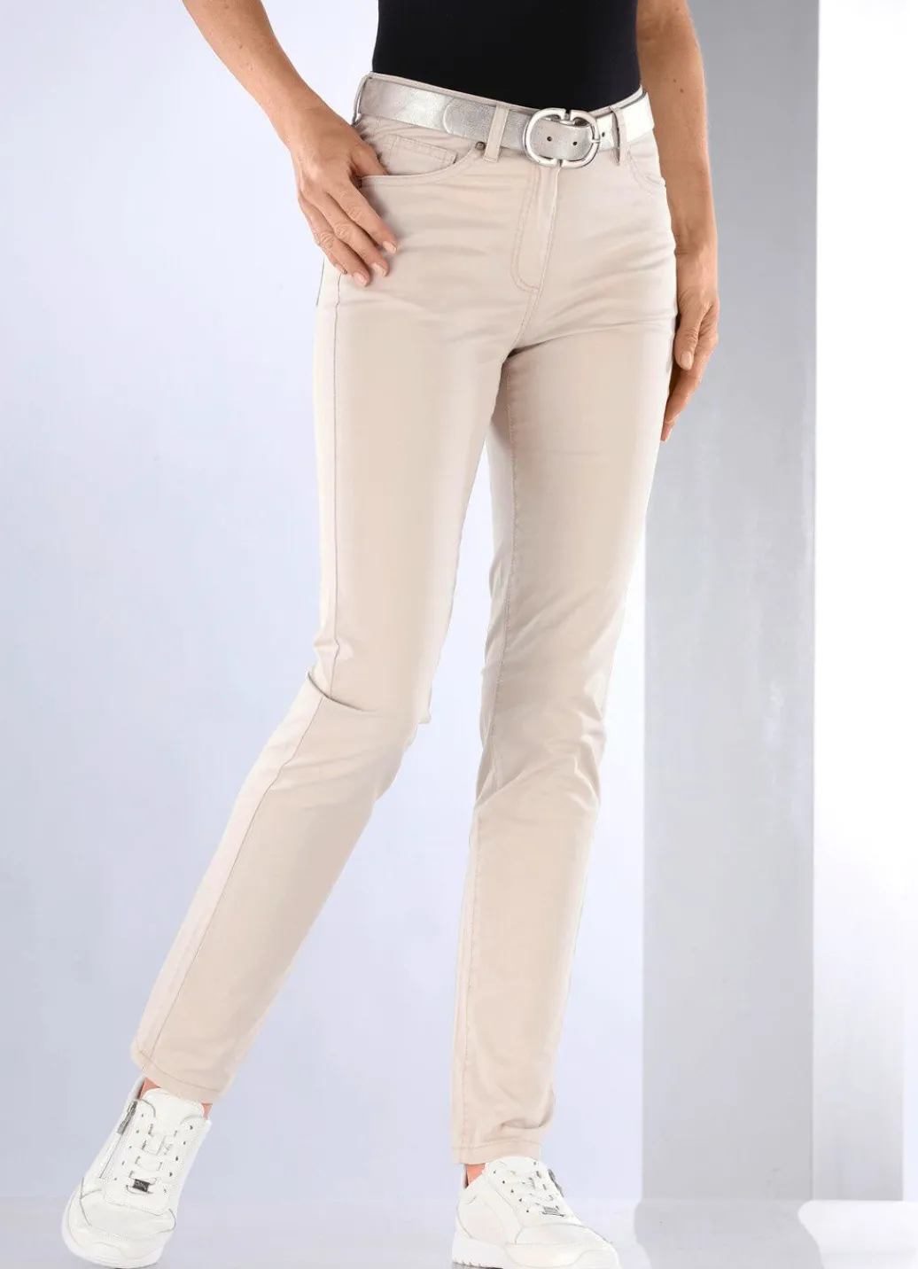 Damen Mona Lange Hosen|Jeans<Jeans mit Push-up-Effekt