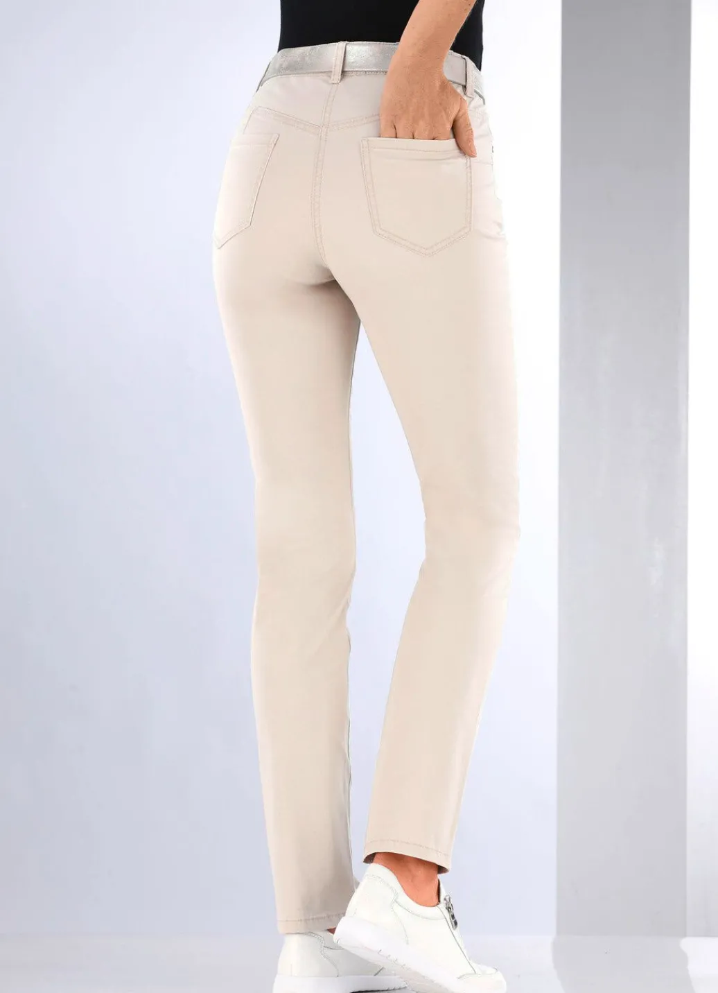 Damen Mona Lange Hosen|Jeans<Jeans mit Push-up-Effekt