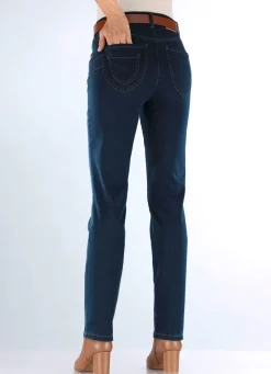 Damen Mona Lange Hosen|Jeans<Jeans mit raffinierter Taschenlösung
