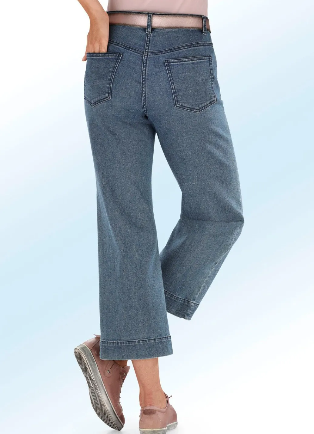 Damen Mona Shorts|Culotten<Jeans-Culotte in 5-Pocket-Form
