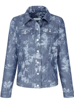 Damen Mona Übergangsjacken<Jeansjacke mit Knopfleiste