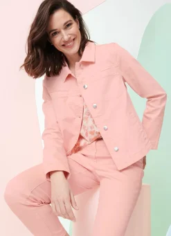 Damen Mona Ăbergangsjacken<Jeansjacke mit stiltypischen NĂ€hten