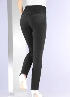 Damen Mona Schlupfhosen|Jeans<Jersey-Hose in Denim-Optik