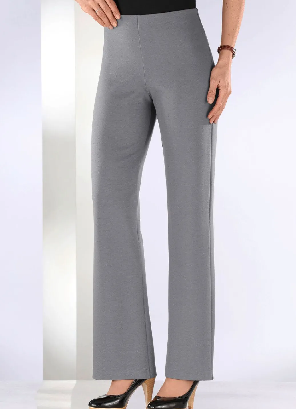 Damen Mona Schlupfhosen|Lange Hosen<Jerseyhose mit ausgestellter Fußweite