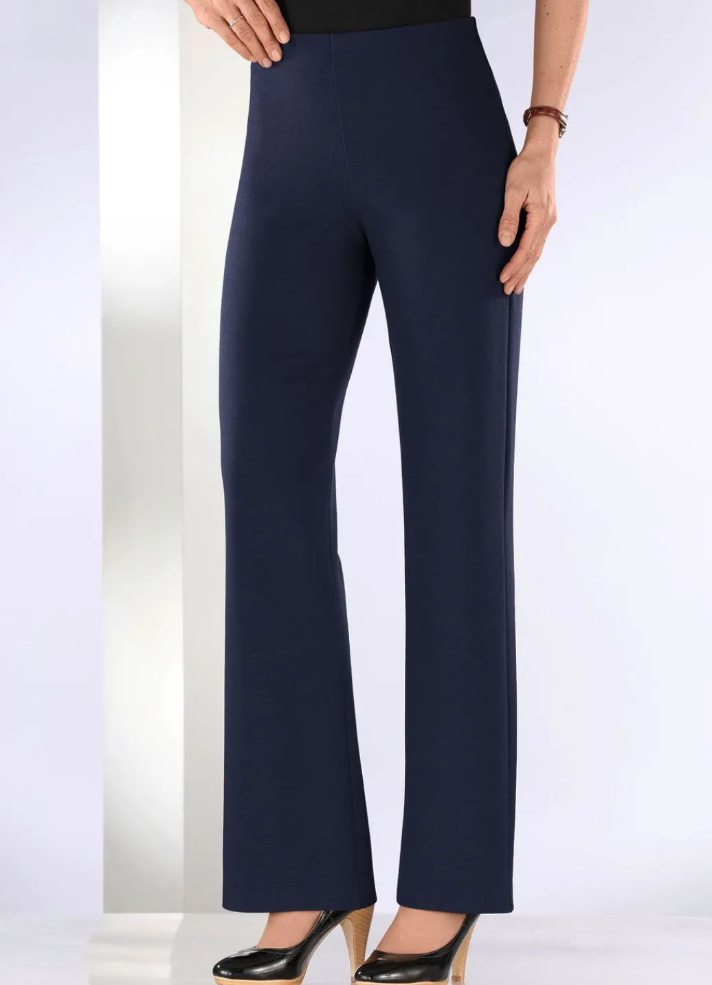 Damen Mona Schlupfhosen|Lange Hosen<Jerseyhose mit ausgestellter Fußweite