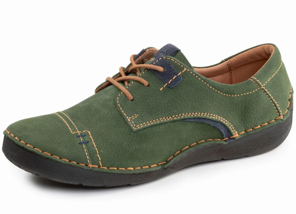Clearance Josef Seibel, klassische Damen-Schnürschuhe, Weite G, mit herausnehmbarem Fußbett Damen Schnürschuhe