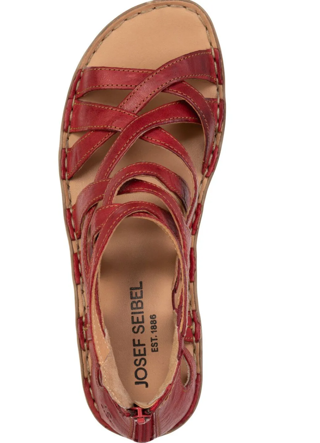 Discount Josef Seibel, sommerliche Damen-Sandalen, Weite G, aus Leder Damen Sandalen