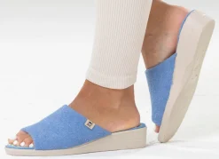 Discount Klassische Damen-Hausschuhe, aus Textilmaterial Damen Hausschuhe