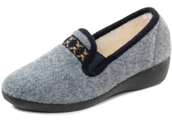 Outlet Klassische Damen-Hausschuhe, mit Gummizug Damen Hausschuhe