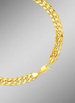 Discount Klassische Panzerketten-Garnitur aus Messing Herren Halsketten|Armbänder