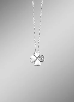 Sale Kleeblatt-Anhänger mit Ankerkette Damen Modeschmuck|Anhänger