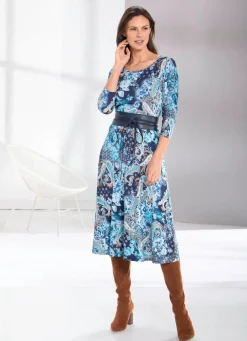 Damen Mona Freizeitkleider<Kleid mit ausgestelltem Rockteil