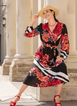 Damen Mona Sommerkleider|Freizeitkleider<Kleid mit Bindegürtel