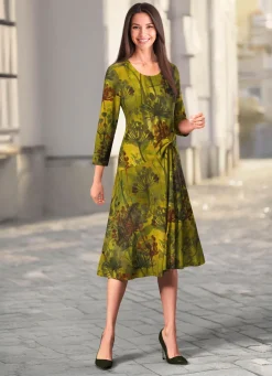 Damen Mona Freizeitkleider<Kleid mit farbbrillantem Druck