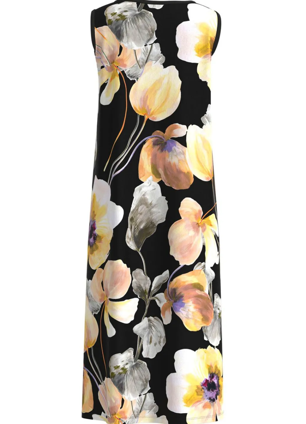 Damen Mona Strandkleider|Sommerkleider<Kleid mit farbbrillantem Druckdessin