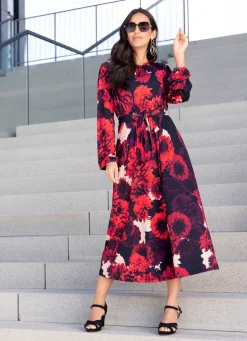 Damen Mona Freizeitkleider<Kleid mit Floral-Dessin