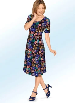 Damen Mona Sommerkleider|Freizeitkleider<Kleid mit Inkjet-Druck