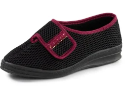 Sale Klettschuh mit hĂŒbscher BordĂŒre Damen Hausschuhe